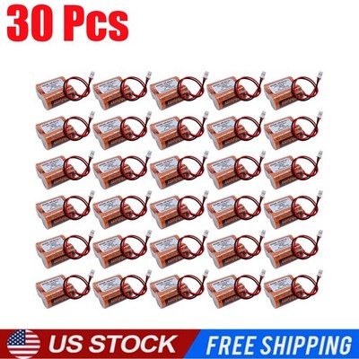 30x MR-BAT6V1 2CR17335A WK17 1800mAh 6V battery with PLug For Mitsubishi MR-J4