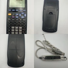 Texas Instruments TI-89 Graphing Calculator - with Cover Manual Graph Link USB