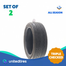 Set Of 2 Used 20550r17 Hankook Ventus V2 Concept2 93v - 7.532 Set Of 2 Used 20550r17 Hankook Ventus V2 Concept2 93v - 7.532