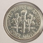 1963-D Roosevelt Silver Dime Coin AU+ — photo 2