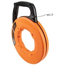 KLEIN TOOLS 56341 Fish Tape,Round,SS,13"Case Dia. 794J80
