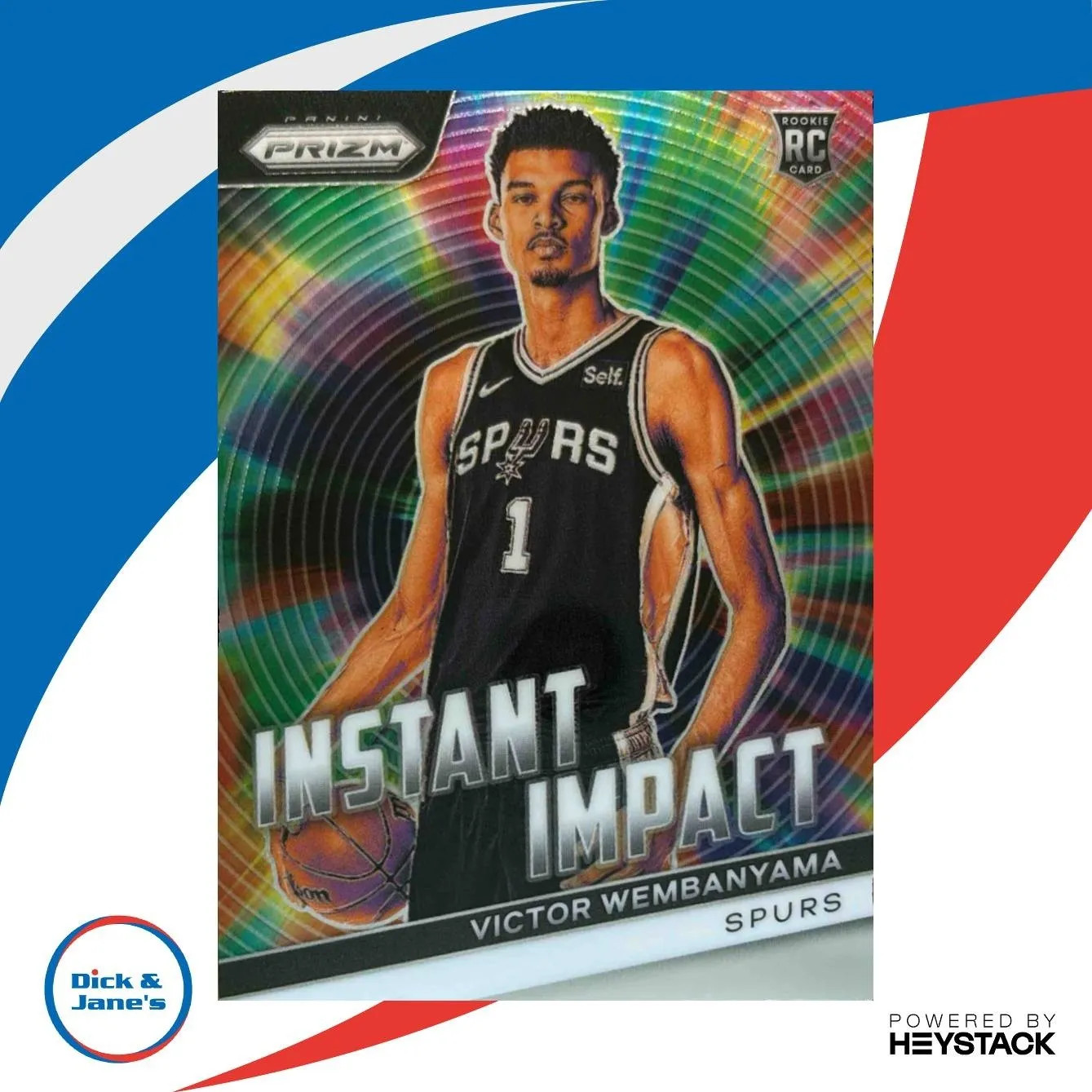 2023-24 Panini Prizm Victor Wembanyama Instant Impact #3 RC San Antonio Spurs