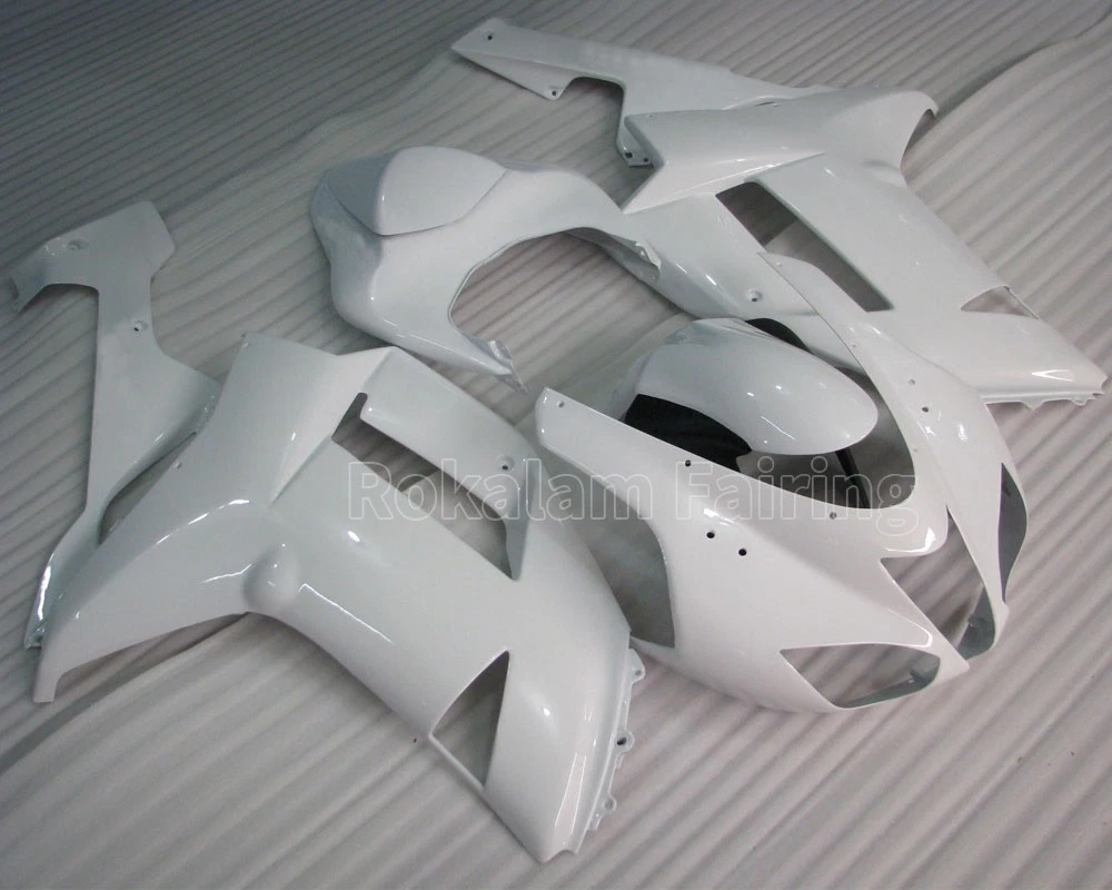 Body Kit For ZX6R 2007 2008 ZX-6R 07 08 ZX636 White Motorcycle Fairing Set - 第 1/1 张图片
