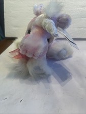Dan Dee Collectors Choice Unicorn Pink Bow Plush Stuffed Animal Toy