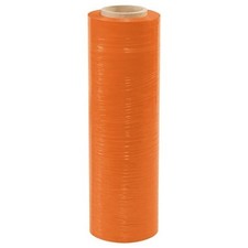 18'' x 80 Gauge x 1500' Orange Cast Hand Stretch Film, 4PK