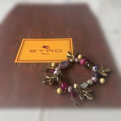 Etro Women Accessory Multicolor Bracelet Limited Edition VHTF Sophisticated Desi