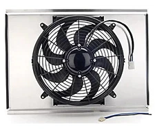 JEGS 52064K1 Aluminum Fan Shroud Kit Includes: