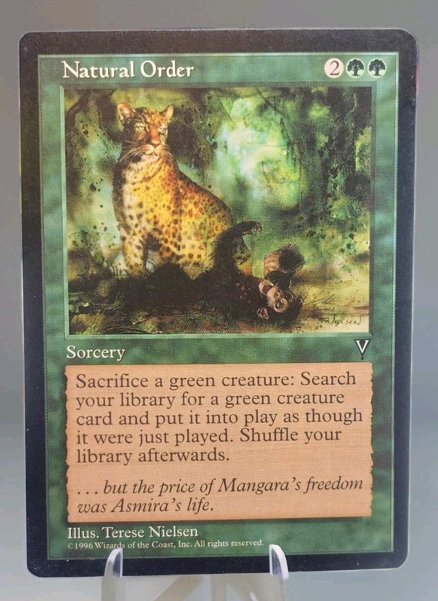 Magic The Gathering Visions Natural Order MTG 1996