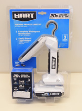 HART 20-V LED Folding Project Light Kit 20-V  1.5Ah Battery HPHL33B - NEW !