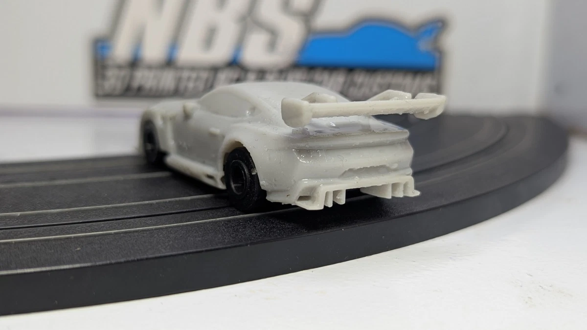 AFX Slot Car 3d Printed Body Ford Mustang GT3 Suit Bulldog 1.6