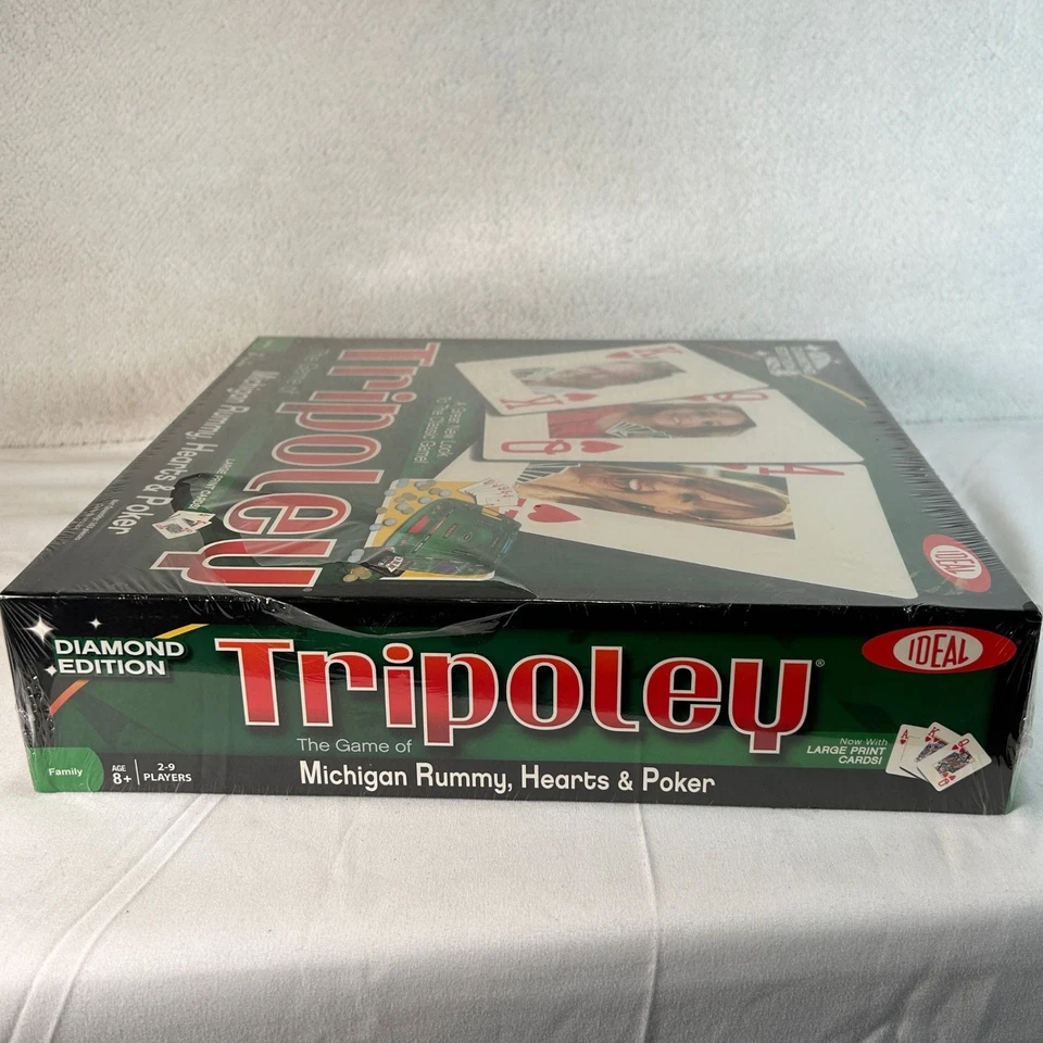 Tripoley 密歇根游戏 Rummy Hearts 扑克钻石版家庭游戏新品 — 第 3/4 张图片