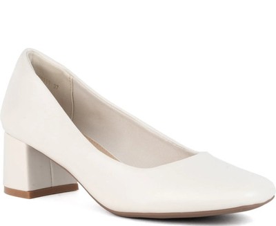 Stella New York Damen Weiße Ballerinas Elegant STE600125111