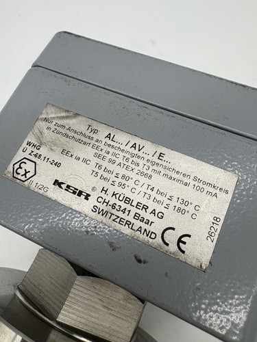 Kubler ALVR2-V0005-L500-SV-WHG-Ex Level Sensor - 第 4/5 張圖片