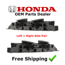 2003-2005 Honda Accord Front Lh Rh Pair Bumper Cover Spacer Bracket New Oem