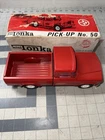 Vintage 1970 Tonka mini red pick up truck first year #50 Original box Rare Nice!