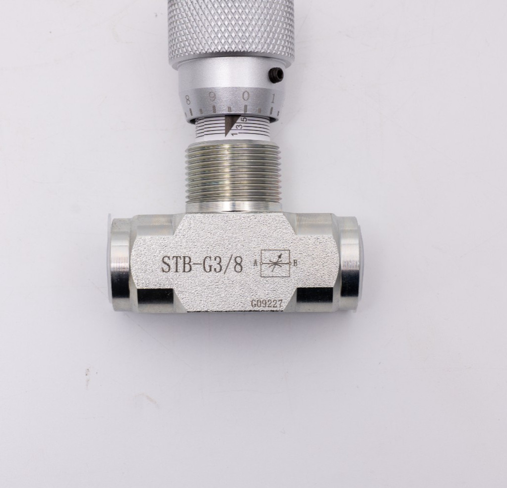 3/8" -Hydraulic Flow Control Valve - STB-G3/8 - Mini Excavator parts