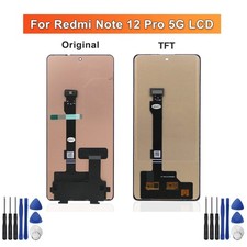 LCD OLED Touch Screen Digitizer w/ Frame Tools For Xiaomi Redmi Note 12 Pro 5G