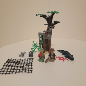 Vintage Lego Indiana Jones Lot 12 Figs 4 Sets & Parts 7625 7682 7624 7622 7620