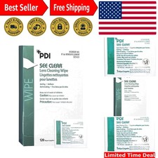 120 Individually Wrapped Lens Wipes - Fast-Drying, Non-Streaking for All Eyewear