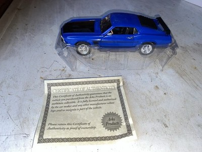 1969 Ford Mustang 302 Boss Arko Die Cast Maßstab 1:34 Motorhaube Kofferraum Türen offen