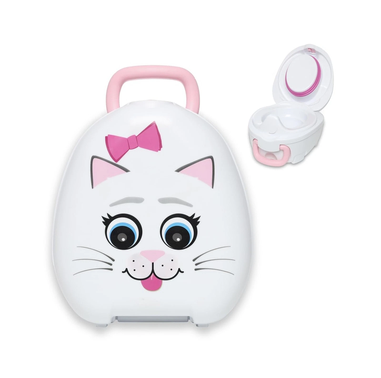My Carry Potty - Cat Travel Potty, Award-Winning Portable Toddler Toilet Seat...