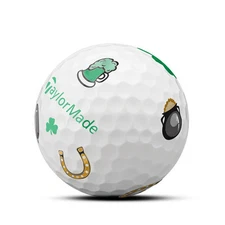 Taylormade TP5 PIX ST. PADDY Golf Balls, Limited, Rare, Collectable, 3 Pack