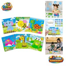 Montessori Wooden Animal Puzzles - 16 Pieces Each, Perfect Gift for Preschoolers