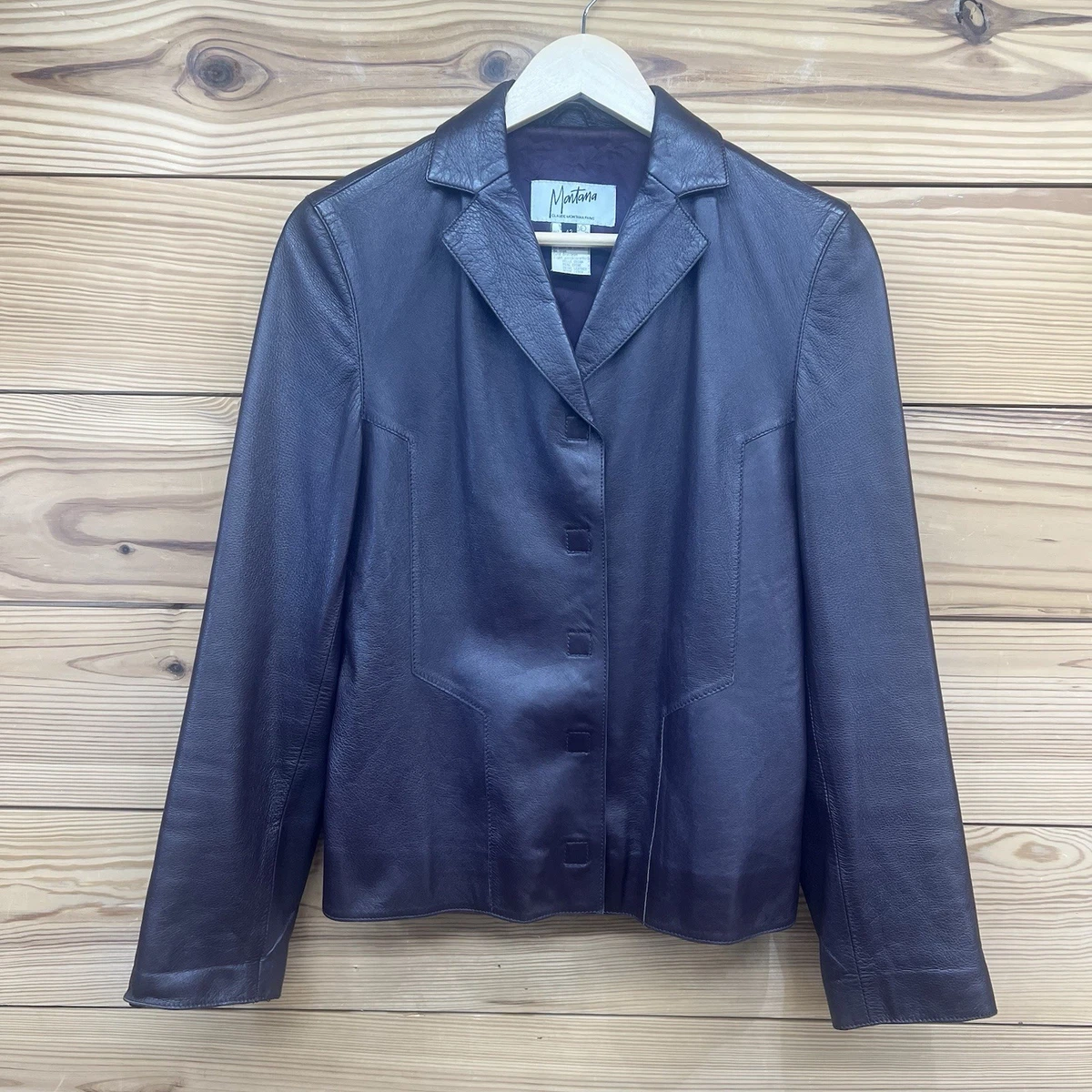 Claude Montana Coats, Jackets & Vests Leather Outer Shell for