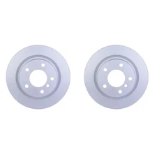 Hella Pair Set of Rear Vented 300mm Disc Brake Rotors For BMW E82 E88 128i Base