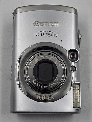 Canon IXUS 950 IS 8.0 MP Digital Camera Silver - Working