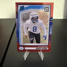 2024 Panini Donruss - Rated Rookie Jared Verse #341 Optic Preview Red Wave (RC)