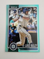 2026 Topps Series 1 Luke Raley Aqua Rainbow Foil Parallel #142 Seattle Mariners