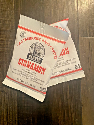 Claeys Cinnamon Old Fashioned Hard Candy Packs of 2/3/4 Fat & Gluten Free 6oz