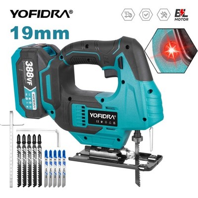 18V Bürstenloser Motor Akku Stichsäge Ektrische Stichsäge Mit Stichsägeblätter 