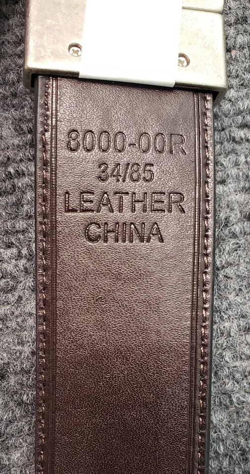 Cinturón Wolverine Cuero Negro Genuino Etiquetas Nuevas Talla 34 Foto 3 de 3