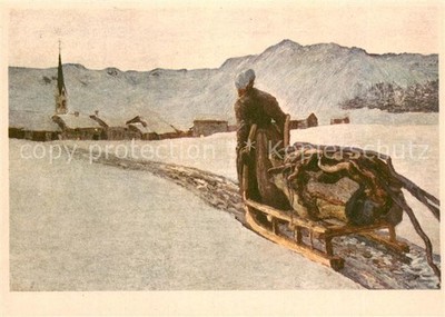 Segantini Giovanni Return from the Forest 