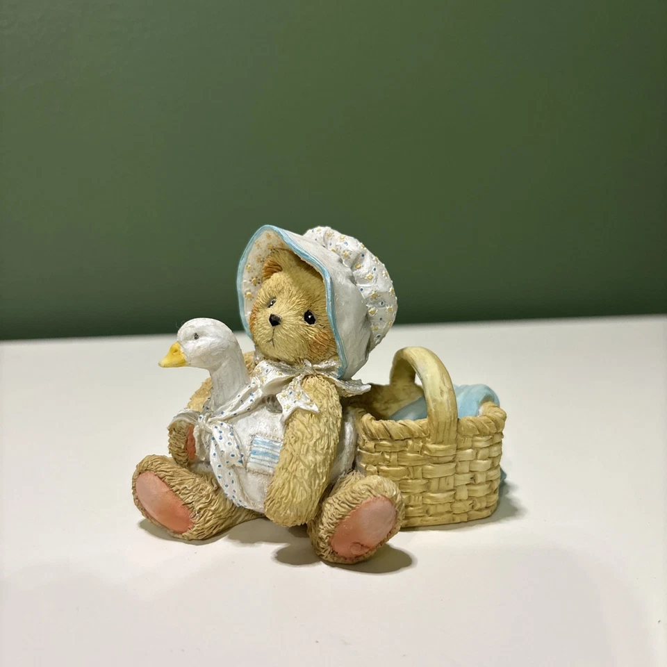Cherish Teddies Katie Friend Always Knows Need A Hug 1991 Cottagecore Goose - Изображение 2 из 4