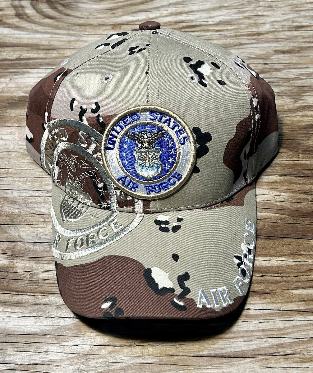 US AIR FORCE Desert Camo Ball Cap USAF Vet Gulf War OEF OIF