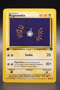Pokemon - Magnemite - 1st Edition - NEAR MINT - 60/82 - Team Rocket WOTC #31