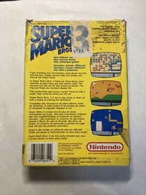 Super Mario Bros. 3 Nes Nintendo NTSC Tested Cartridge And Box