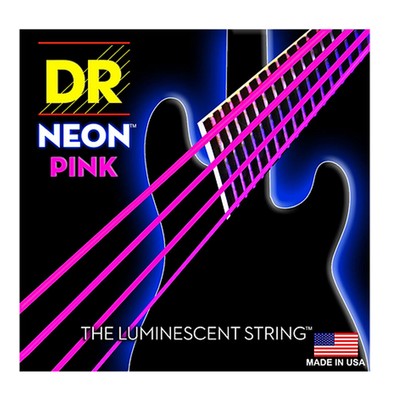 DR Strings Neon Pink NPB-45  045-105 Bass Saiten