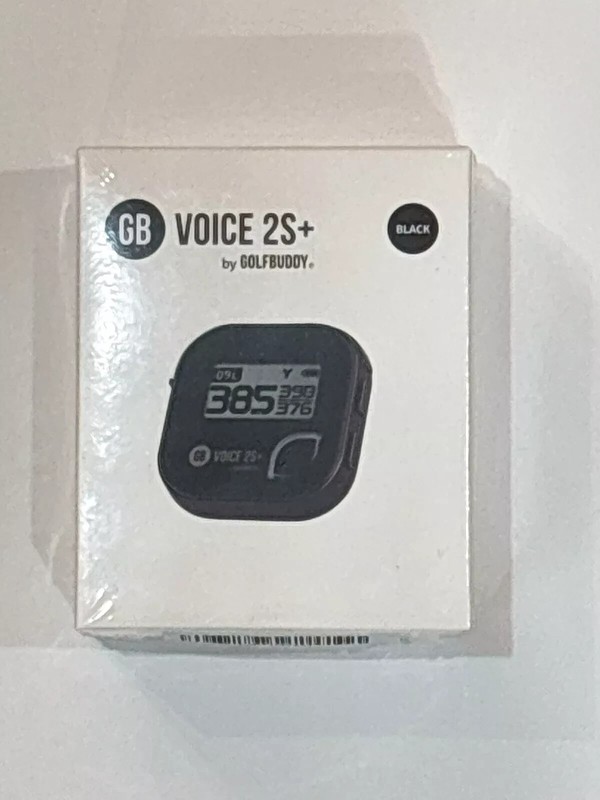 GolfBuddy Voice 2S+ Talking GPS Golf Rangefinder  Black Brand New