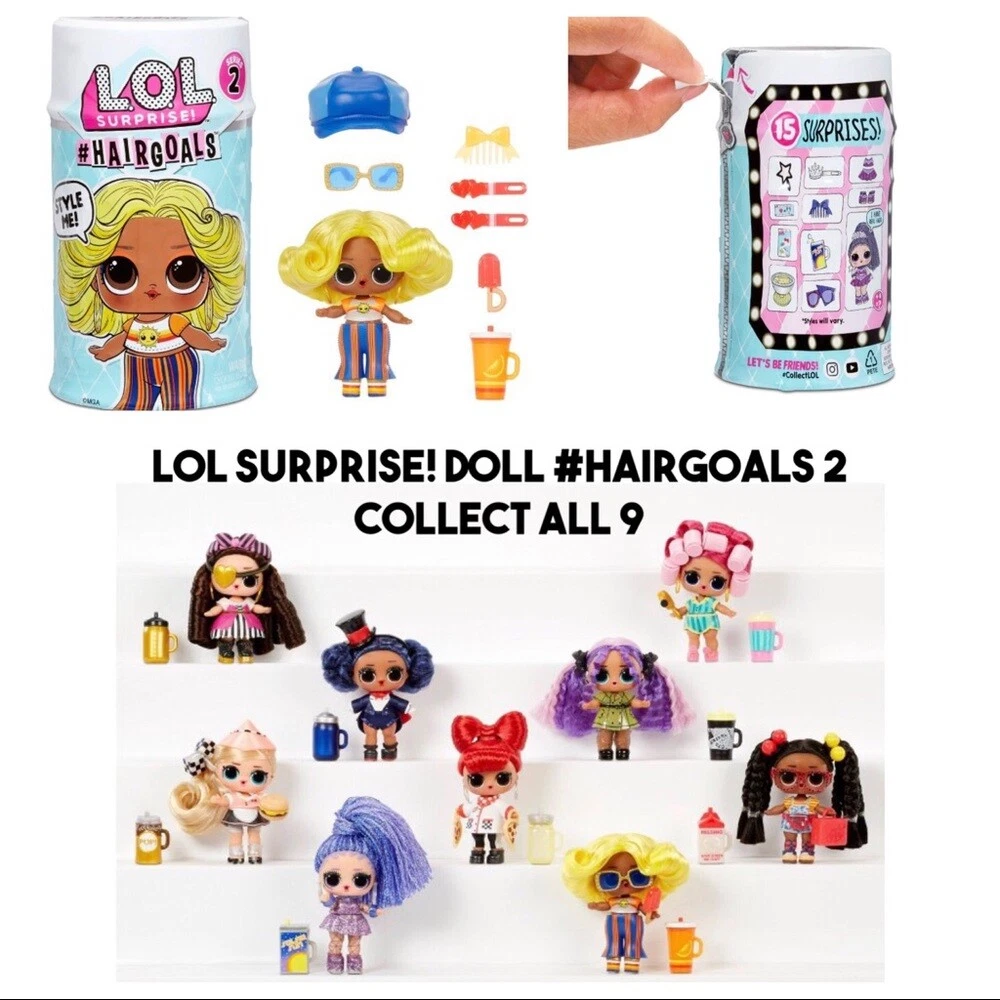 LOL Surprise Hairgoals Series with 15 Surprises Including Real