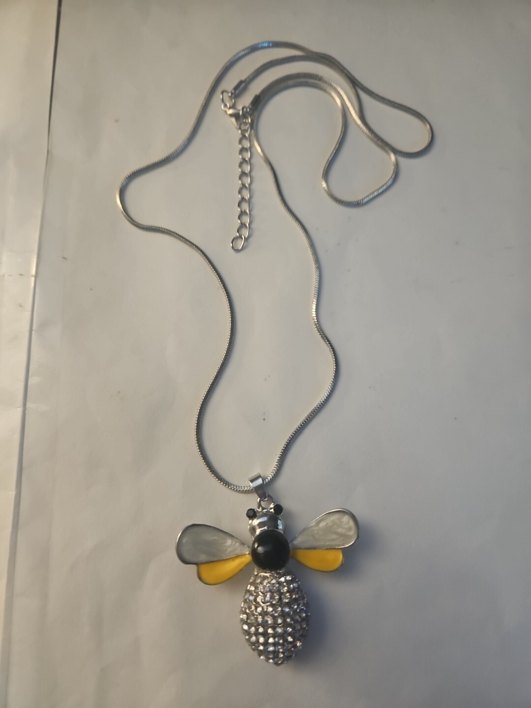 Austrian Crystal Bumblebee Necklace. image 2
