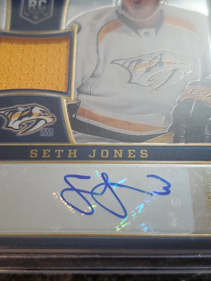 2013-14 Select Rookie Jersey Auto /199 Seth Jones #302 Rookie Auto RC - Image 2 of 4