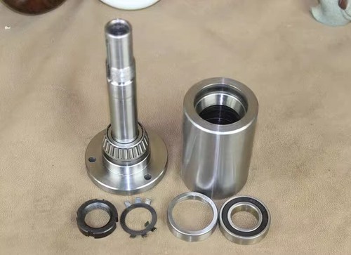 Small Lathe Spindle High Strength Lathe Head Assembly with Flange Without Chuck - Picture 12 of 13