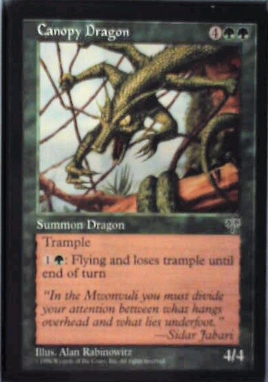 Canopy Dragon Mirage MTG Card #209 Near Mint R138 Rare