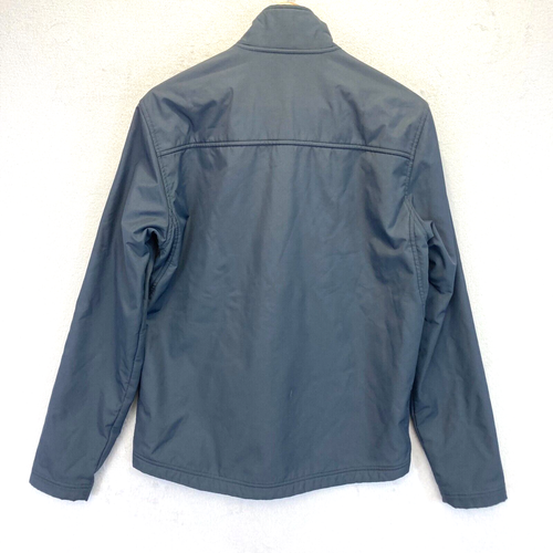 Alo Softshell Jacket Men's Small Fleece Lined Zip Up Gray Stretch Spring Golf - Picture 2 of 15