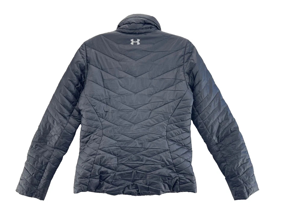 Chaqueta de invierno Under Armour para mujer Willow Parka con aislamiento de cremallera negra talla XS Foto 3 de 4