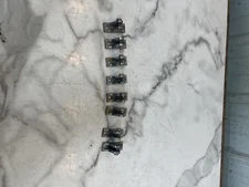 89 Thompson Daytona 310 Boat Bimini top mount brackets cleats stainless steel